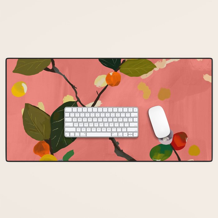 Cherry Fruit Branch III Desk Mat Gallery Image 1
