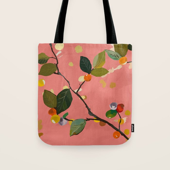 Cherry Fruit Branch III Tote Bag Gallery Image 1