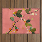 Cherry Fruit Branch III Outdoor Rug Gallery Image 1