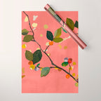 Cherry Fruit Branch III Wrapping Paper Gallery Image 1