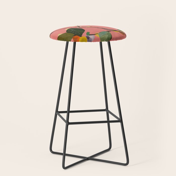 Cherry Fruit Branch III Stool Gallery Image 1