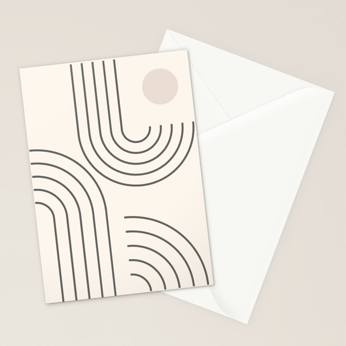 Minimalist #4 Stationery Card Gallery Image 2