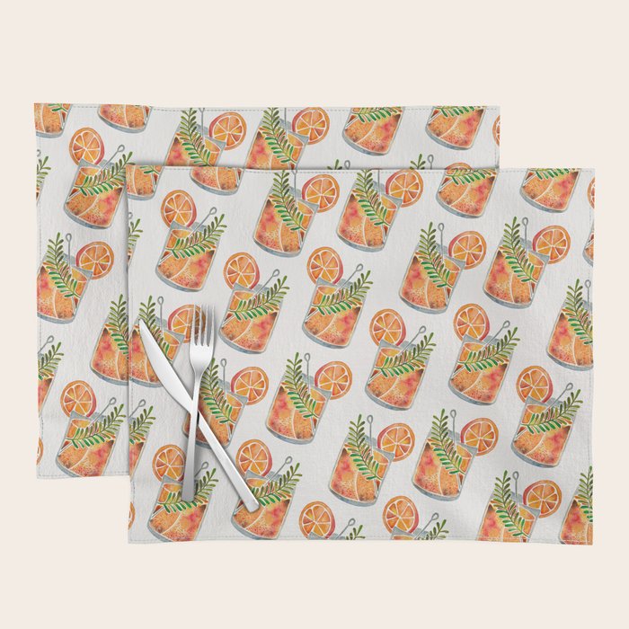 Blood Orange Tequila Sunrise Placemat Gallery Image 1