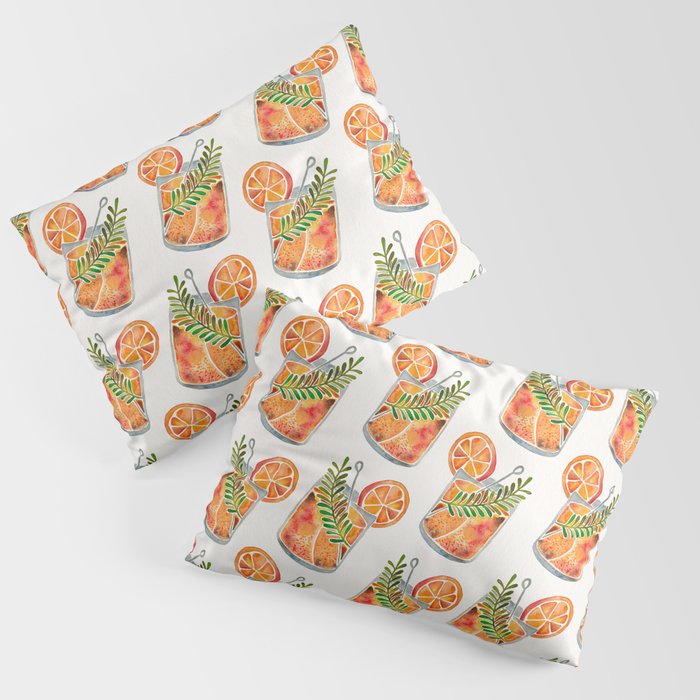 Blood Orange Tequila Sunrise Pillow Sham Gallery Image 1