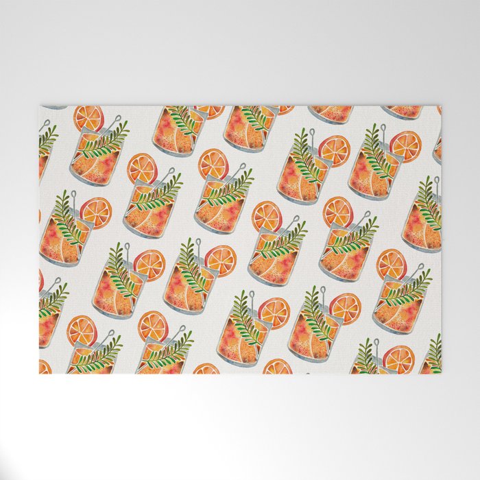 Blood Orange Tequila Sunrise Welcome Mat Gallery Image 1