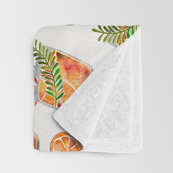 Blood Orange Tequila Sunrise Throw Blanket Gallery Image 3