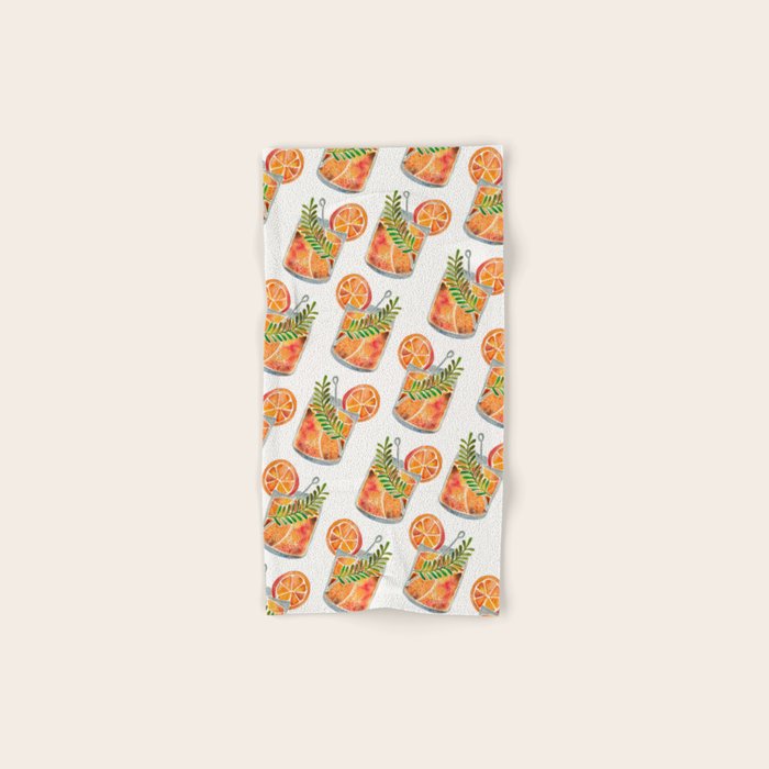 Blood Orange Tequila Sunrise Bath Towel Gallery Image 1