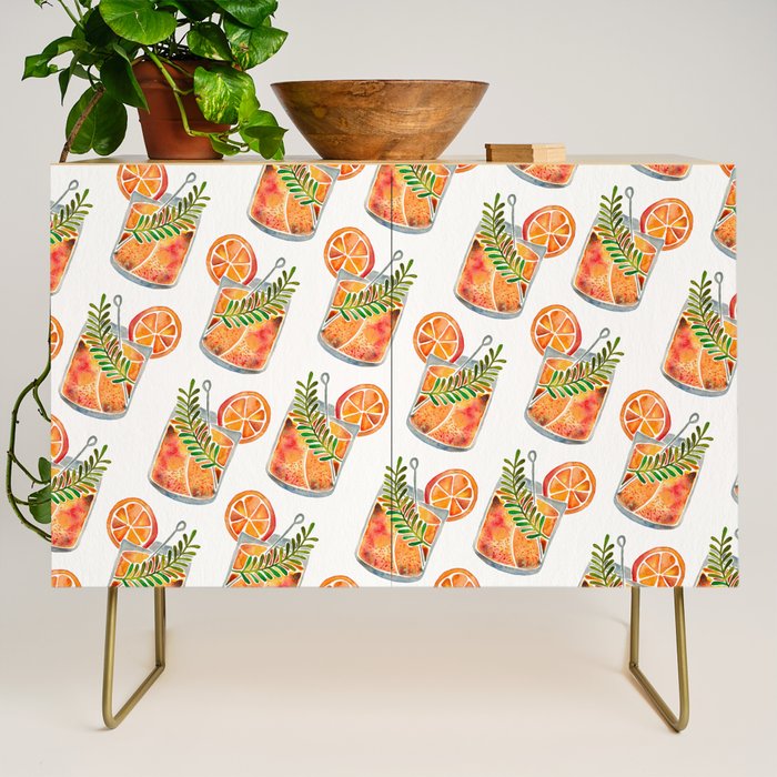 Blood Orange Tequila Sunrise Credenza Gallery Image 1