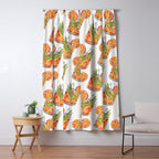 Blood Orange Tequila Sunrise Window Curtain Gallery Image 5