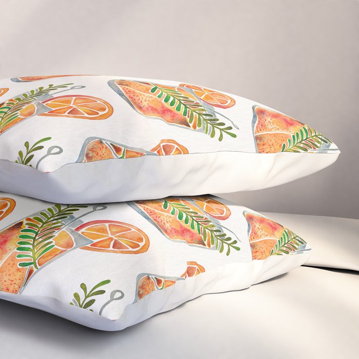 Blood Orange Tequila Sunrise Pillow Sham Gallery Image 3