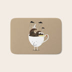 Brainstorming Coffee Bath Mat Gallery Image 1