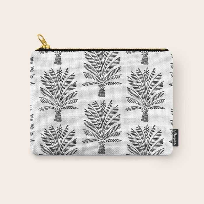 Palm Tree - Black Carry All Pouch Gallery Image 1