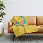 Groovy Two Faced Throw Blanket Gallery Image 1