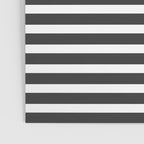 Half Striped Gray - Solid Red Poster Gallery Image 3