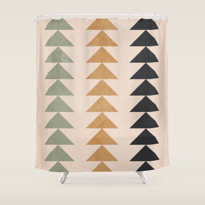 Minimal Geometric 32 Shower Curtain Gallery Image 1