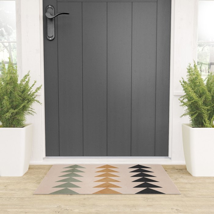 Minimal Geometric 32 Welcome Mat Gallery Image 3