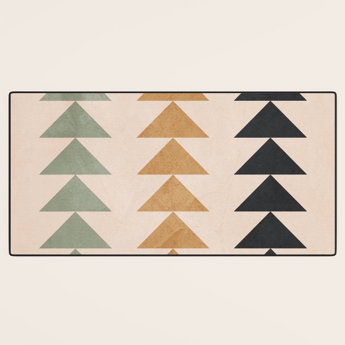 Minimal Geometric 32 Desk Mat Gallery Image 3