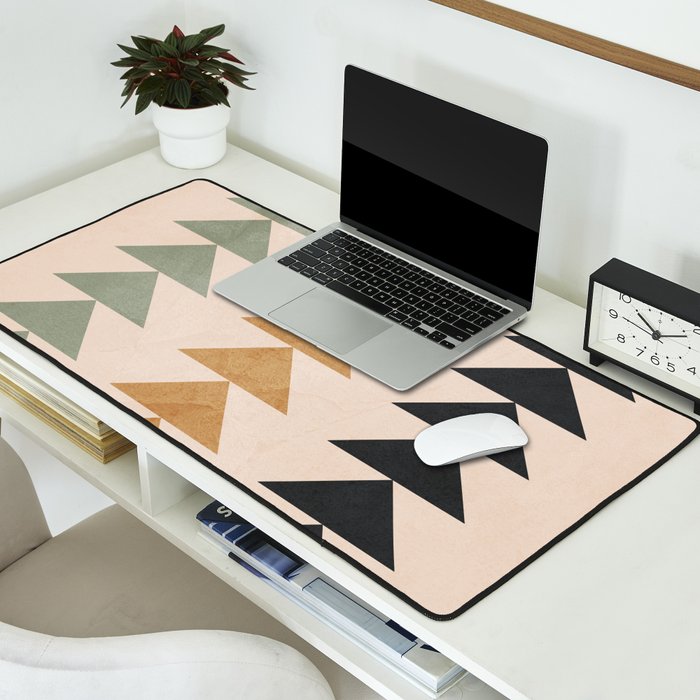 Minimal Geometric 32 Desk Mat Gallery Image 2