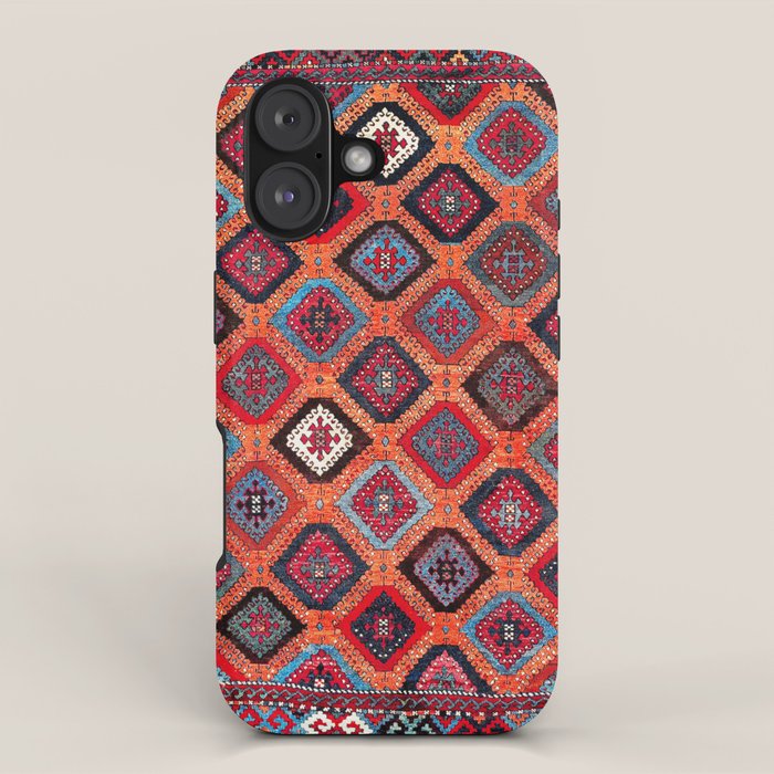 Sarkisla Sivas Kurdish Anatolian Rug iPhone Case Gallery Image 1