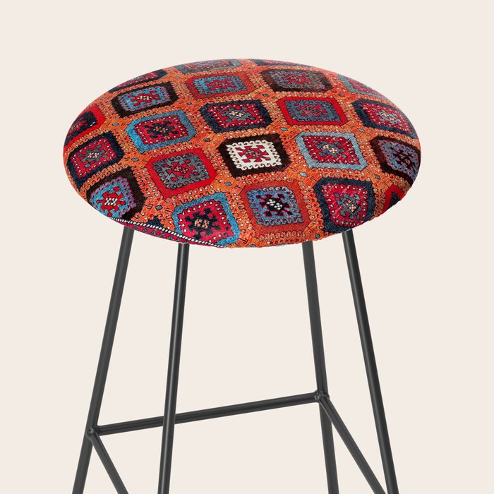 Sarkisla Sivas Kurdish Anatolian Rug Stool Gallery Image 2