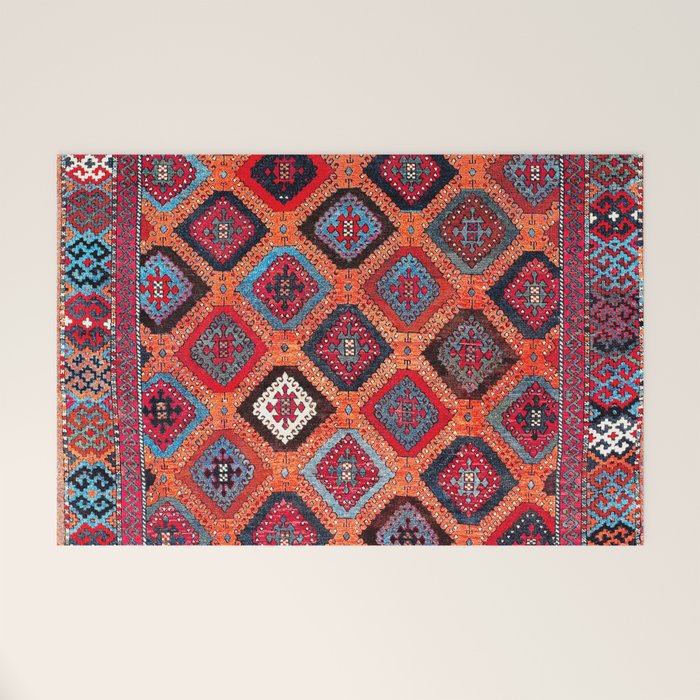 Sarkisla Sivas Kurdish Anatolian Rug Welcome Mat Gallery Image 1