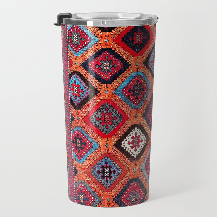 Sarkisla Sivas Kurdish Anatolian Rug Travel Mug Gallery Image 3