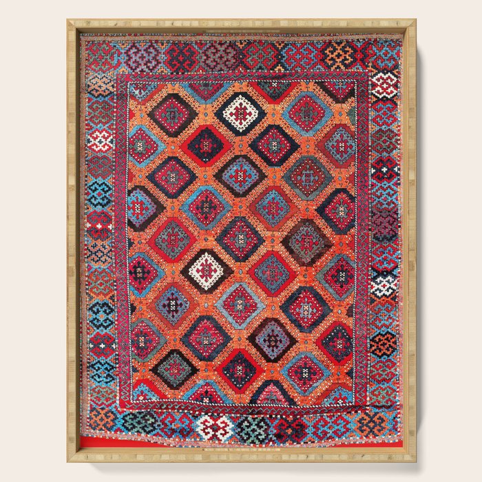 Sarkisla Sivas Kurdish Anatolian Rug Serving Tray Gallery Image 1