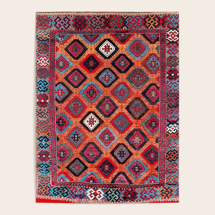 Sarkisla Sivas Kurdish Anatolian Rug Poster Gallery Image 1