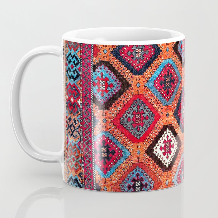 Sarkisla Sivas Kurdish Anatolian Rug Coffee Mug Gallery Image 3