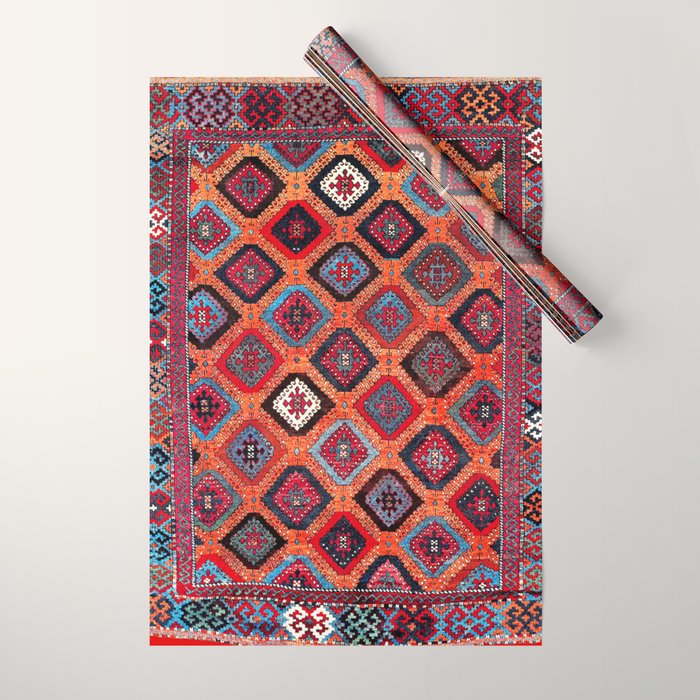 Sarkisla Sivas Kurdish Anatolian Rug Wrapping Paper Gallery Image 1