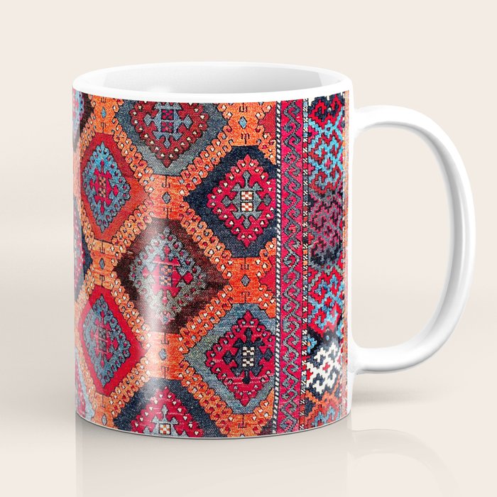 Sarkisla Sivas Kurdish Anatolian Rug Coffee Mug Gallery Image 1