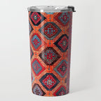 Sarkisla Sivas Kurdish Anatolian Rug Travel Mug Gallery Image 2