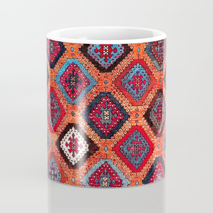 Sarkisla Sivas Kurdish Anatolian Rug Coffee Mug Gallery Image 4