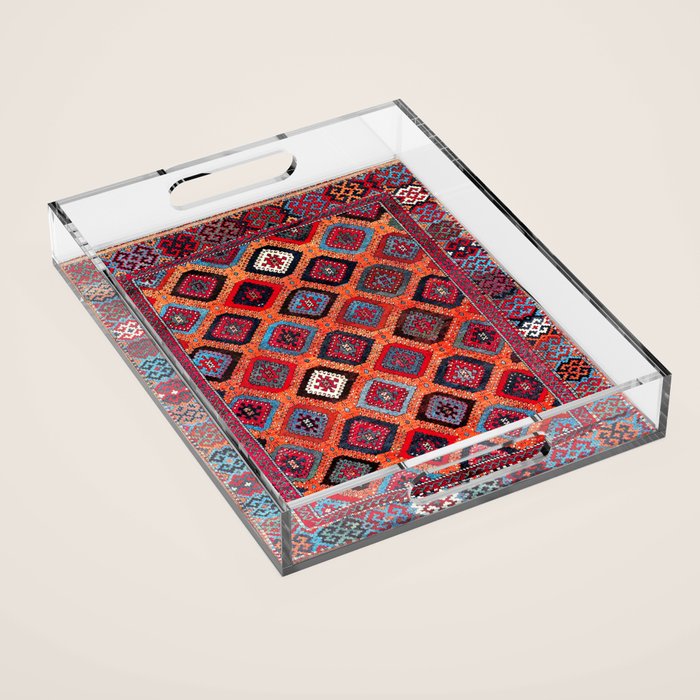 Sarkisla Sivas Kurdish Anatolian Rug Acrylic Tray Gallery Image 1