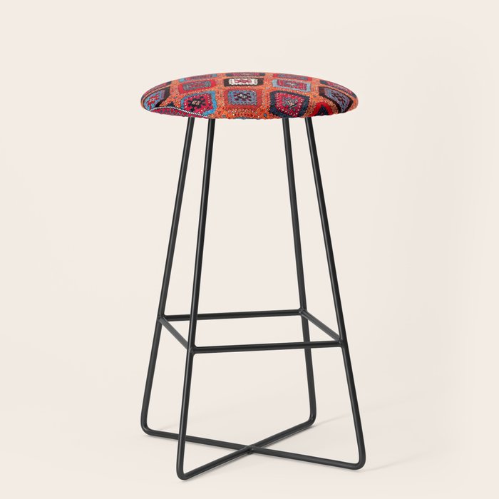 Sarkisla Sivas Kurdish Anatolian Rug Stool Gallery Image 1