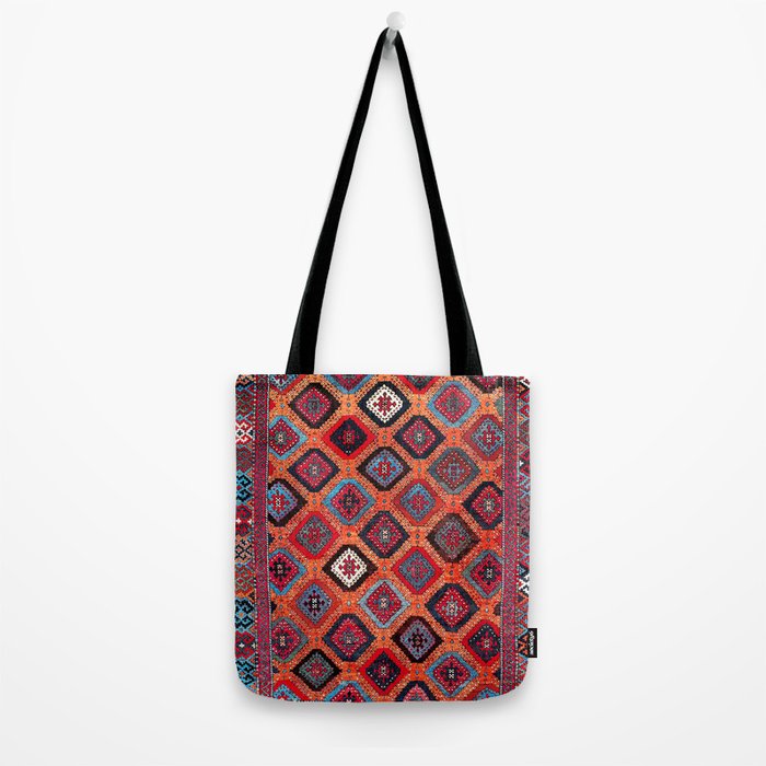 Sarkisla Sivas Kurdish Anatolian Rug Tote Bag Gallery Image 2