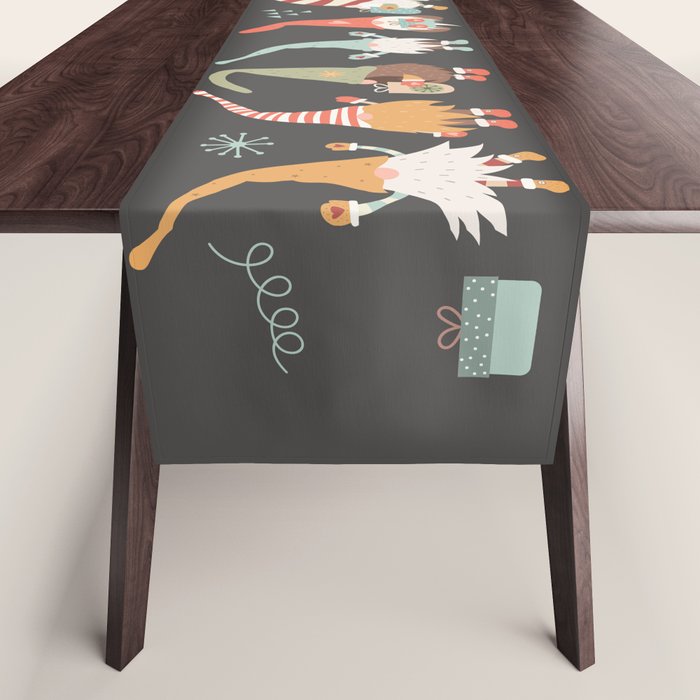 Christmas Gnomes Table Runner Gallery Image 1