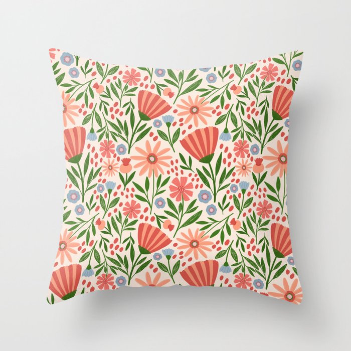 Dream Garden  Throw Pillow Gallery Image 6