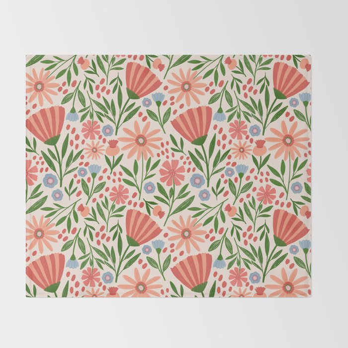 Dream Garden  Throw Blanket Gallery Image 2