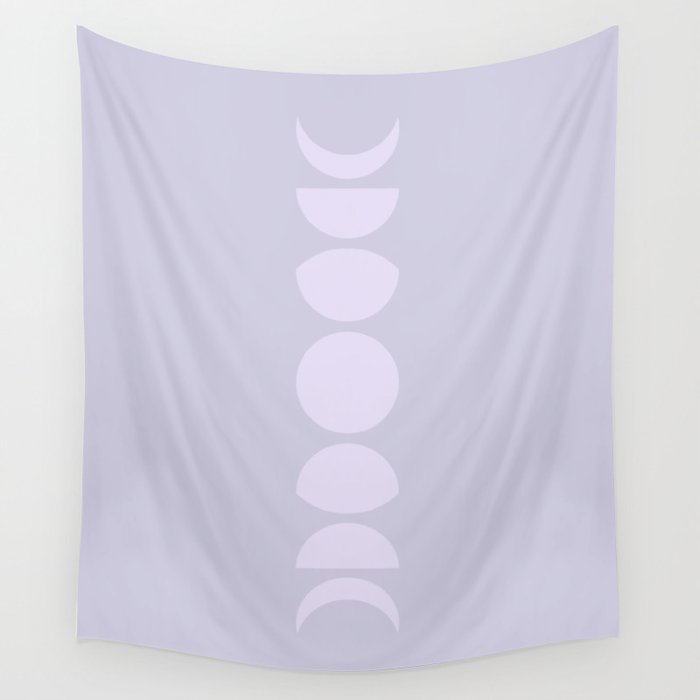 Minimal Moon Phases II Wall Tapestry Gallery Image 4