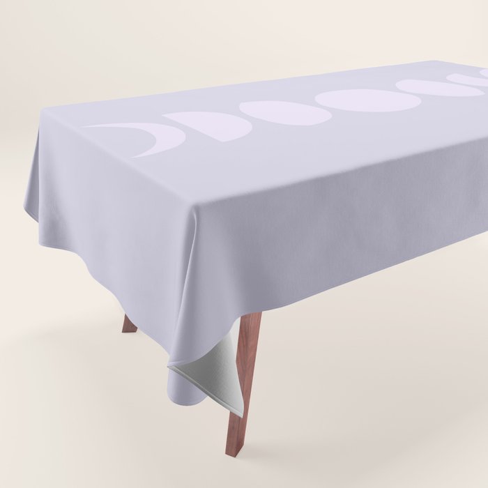 Minimal Moon Phases II Tablecloth Gallery Image 1