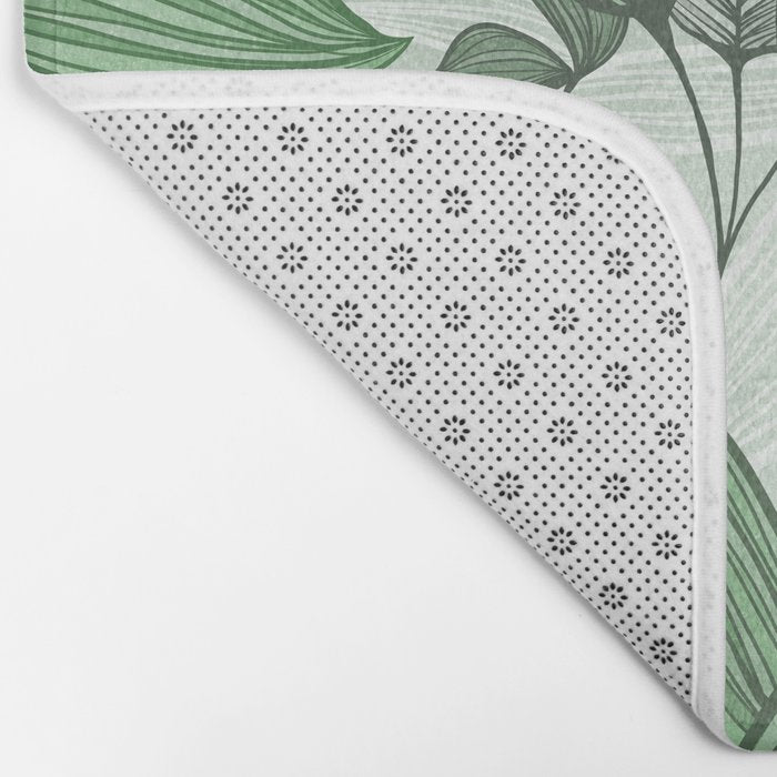 Southern Greenery Botanical Bath Mat Gallery Image 2