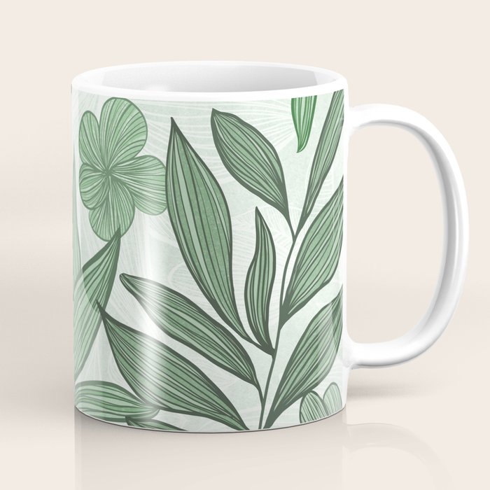 Southern Greenery Botanical Coffee Mug Gallery Image 1