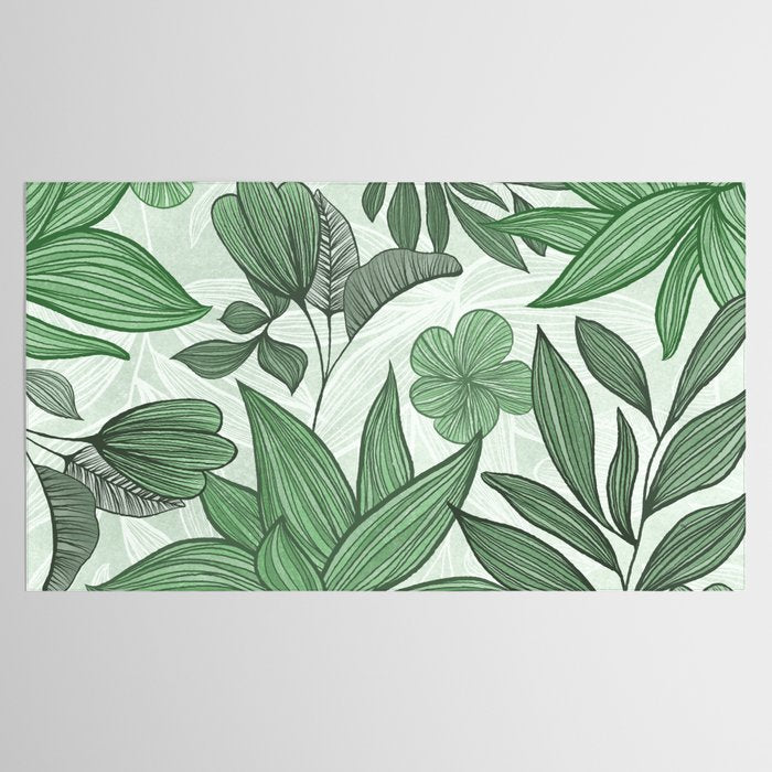 Southern Greenery Botanical Tablecloth Gallery Image 2