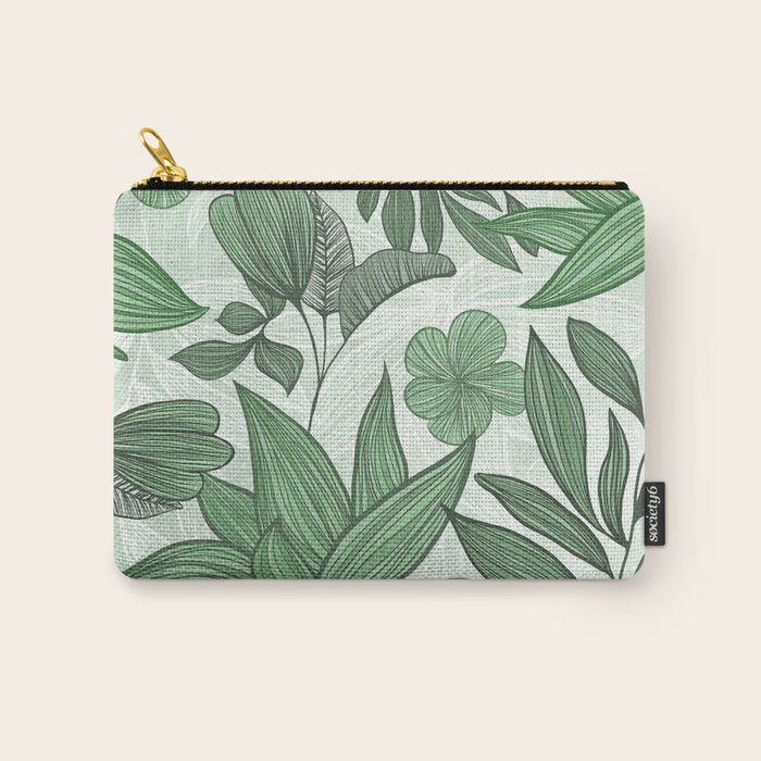 Southern Greenery Botanical Carry All Pouch Gallery Image 1