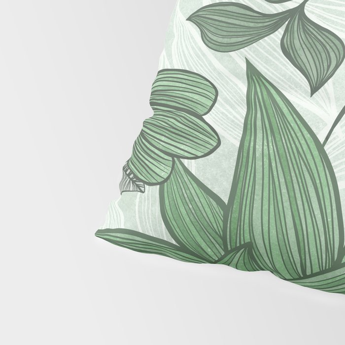 Southern Greenery Botanical Pillow Sham Gallery Image 4