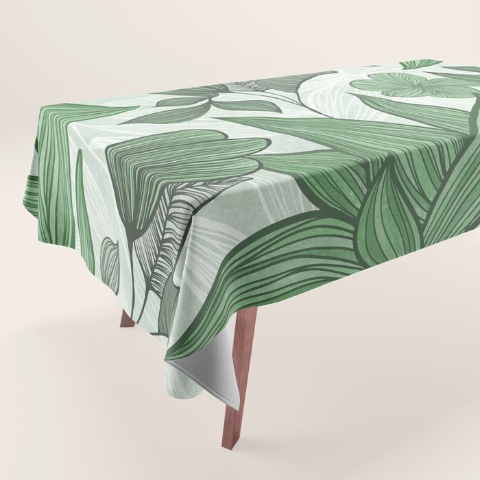 Southern Greenery Botanical Tablecloth Gallery Image 1