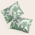 Southern Greenery Botanical Pillow Sham Gallery Image 3