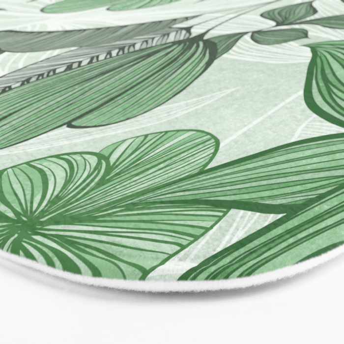 Southern Greenery Botanical Bath Mat Gallery Image 3