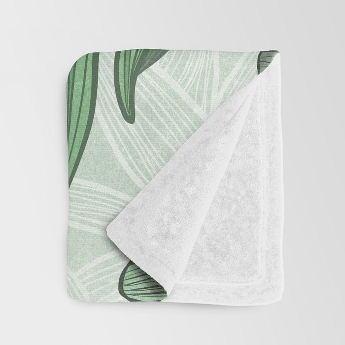 Southern Greenery Botanical Throw Blanket Gallery Image 3